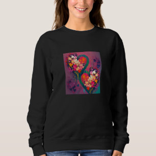 Valentine's Day Love Heart Girlfriend Fiancée Wife Sweatshirt