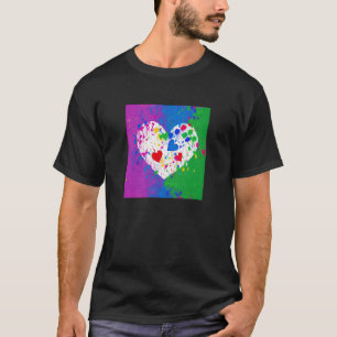 Valentine's Day Love Heart Girlfriend Fiancée Wife T-Shirt