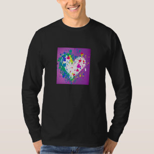 Valentine's Day Love Heart Girlfriend Fiancée Wife T-Shirt