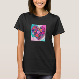 Valentine's Day Love Heart Girlfriend Fiancée Wife T-Shirt