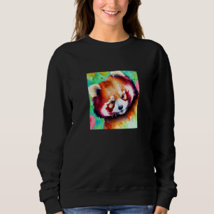 Valentine's Day Love Heart Red Panda Girlfriend Fi Sweatshirt