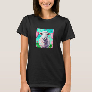 Valentine's Day Love Heart Sheep Girlfriend Fiancé T-Shirt