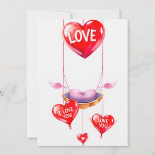 Valentine's Day Love & Hearts Collection ❤️  Holiday Card