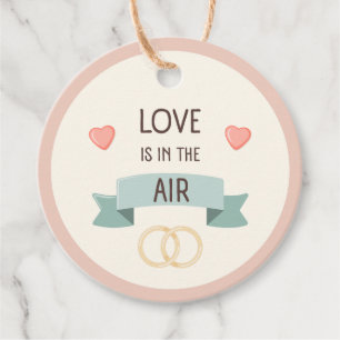 Valentines day - Love is in the air Favour Tags