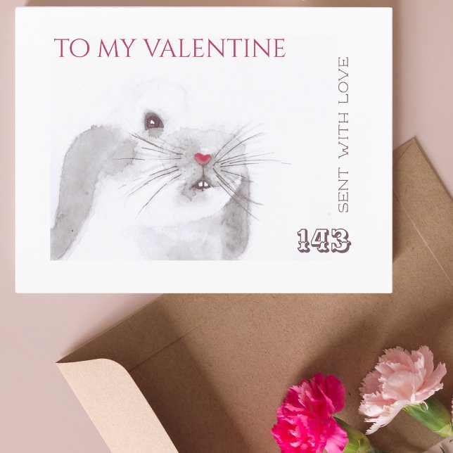 Valentine's day love letter stamp Card (Creator Uploaded)