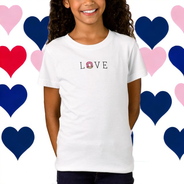 Valentine's Day Love Pink Doughnut Sprinkles T-Shirt (Creator Uploaded)