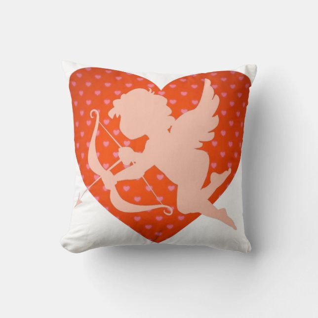 Valentine's Day Love romantic Design Cushion (Front)