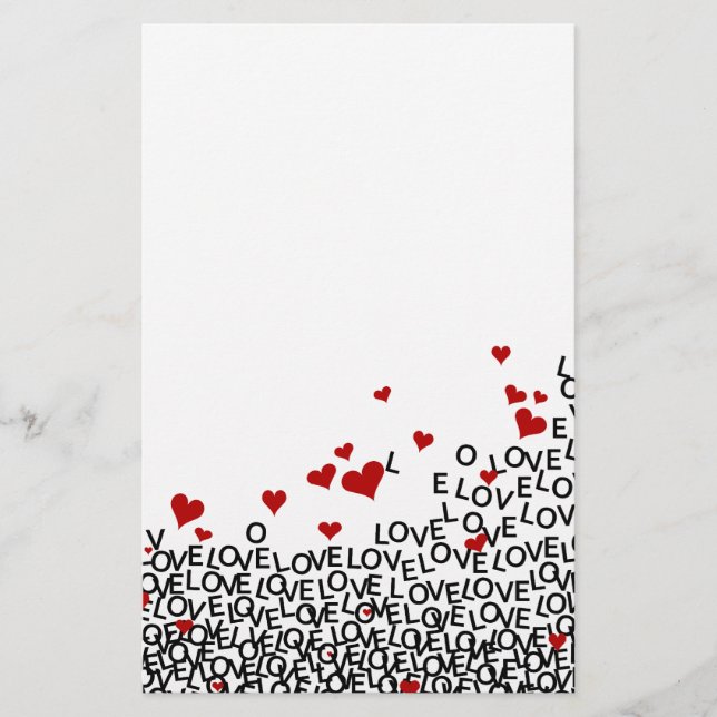 Valentine's Day Love Stationery (Front)