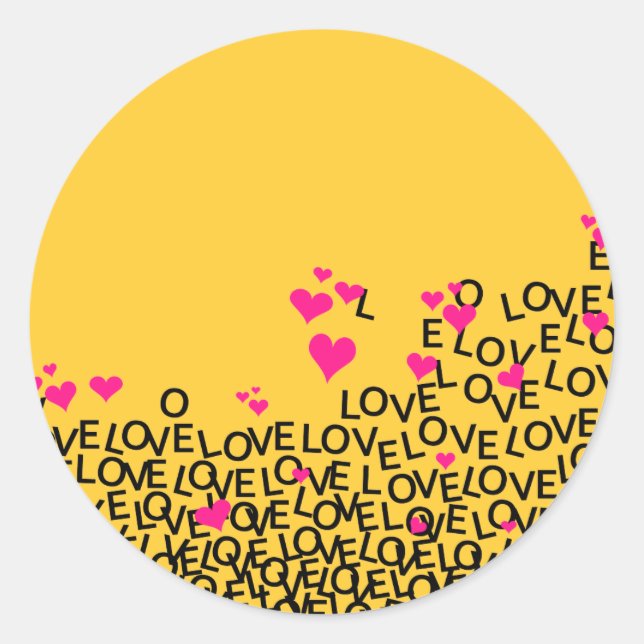 Valentine's Day Love Sticker (Front)
