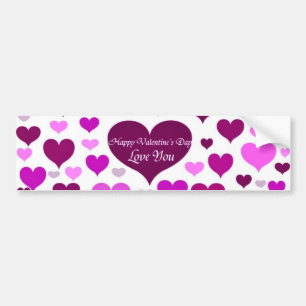Valentine's Day,Love You_ Bumper Sticker