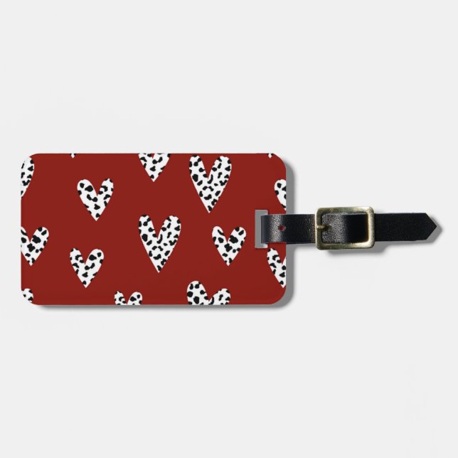 Valentines Day Luggage Tag (Front Horizontal)