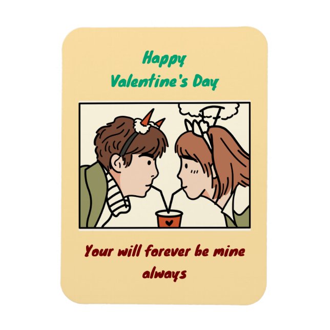 Valentine's Day Magnet (Vertical)