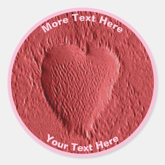Valentine's Day - Mars Classic Round Sticker (Front)