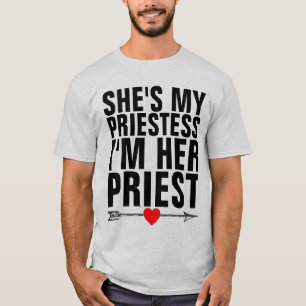 VALENTINE'S DAY MEN'S T-SHIRTS, I'M HER PRIEST T-Shirt