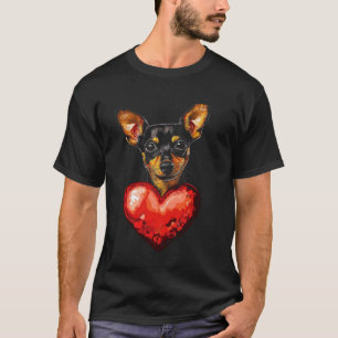 Valentine's Day Miniature Pinscher T-Shirt