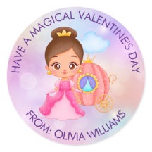 Valentine's Day Modern Gift with Cute Princess