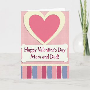 Valentines Day Mom And Dad Card
