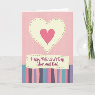 Valentines Day Mom And Dad Love Card