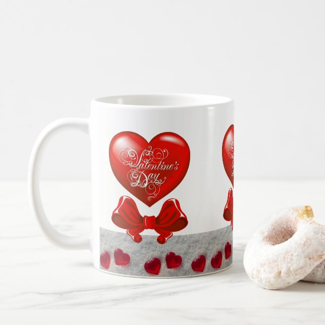 Valentine's Day Mug Mugs (With Donut)