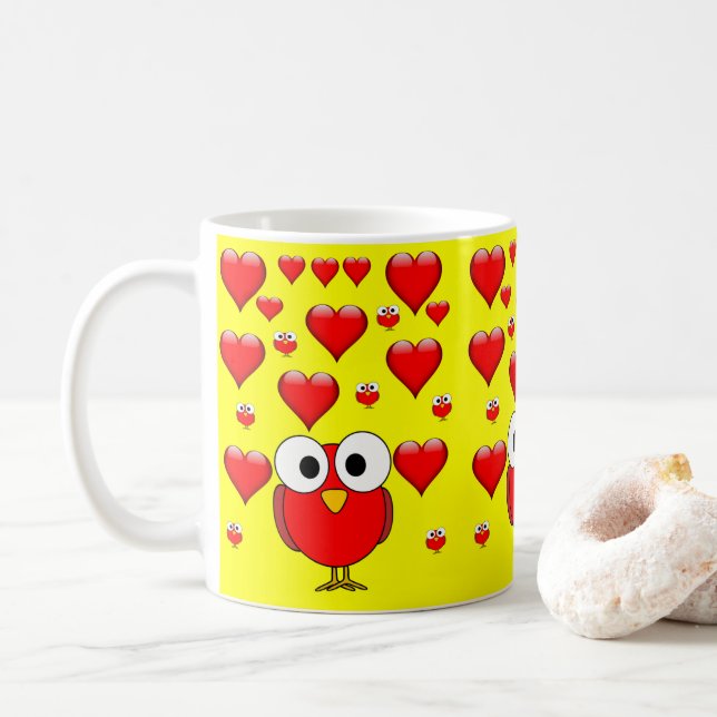 Valentine's Day Mug Mugs (With Donut)