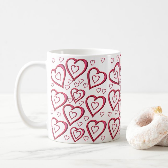 Valentine's Day Mug Mugs (With Donut)