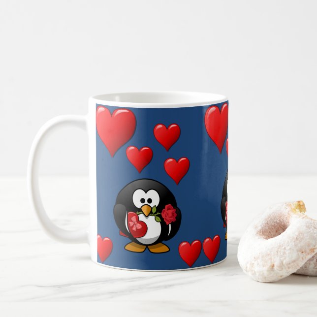 Valentine's Day Mug Mugs (With Donut)