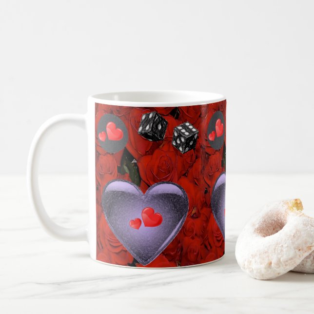 Valentine's Day Mug Mugs (With Donut)