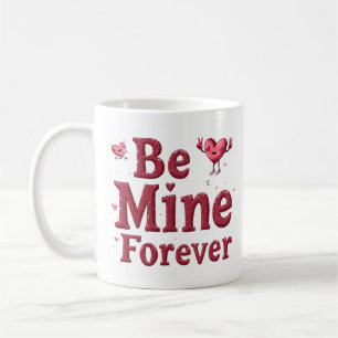 Valentine's Day Mug with Retro Design