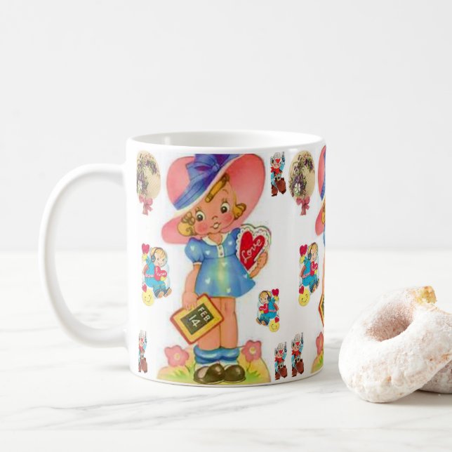 Valentine's Day Mugs (With Donut)