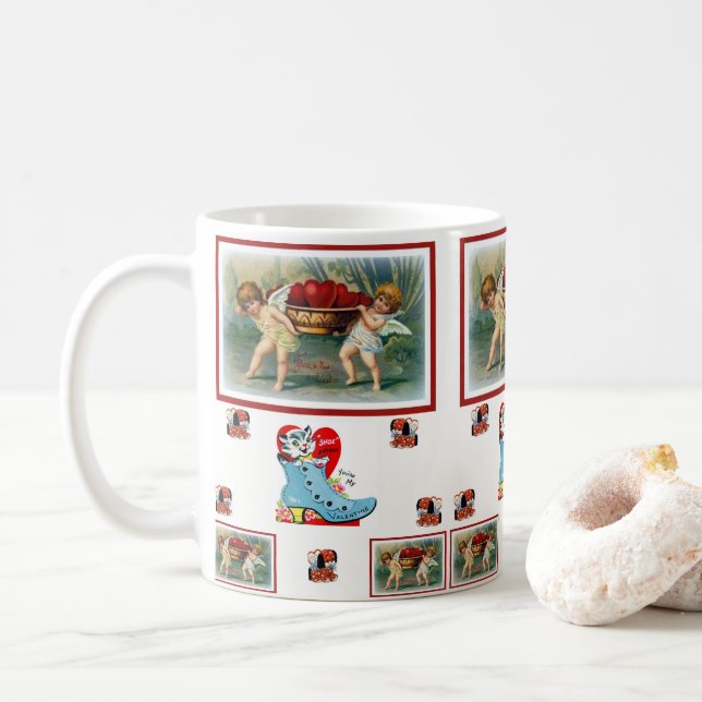 Valentine's Day Mugs (With Donut)