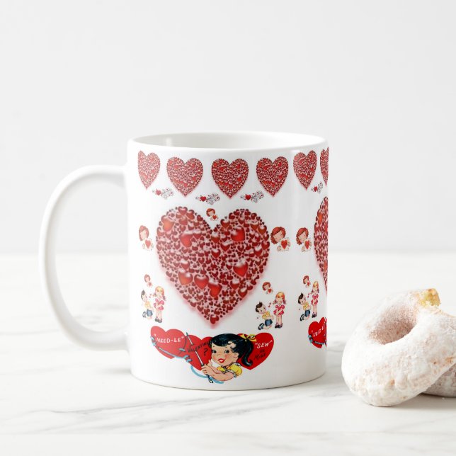 Valentine's Day Mugs (With Donut)