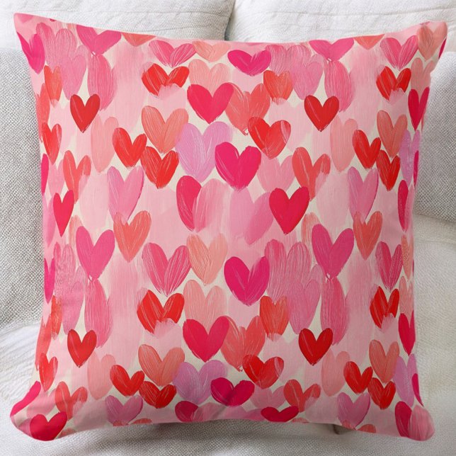 Valentines Day Multi Hearts Pattern Love Cushion (Creator Uploaded)