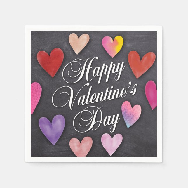 Valentines Day  Napkins (Front)