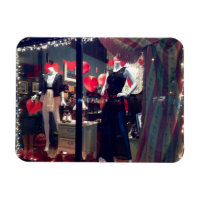 Valentine's Day New York Boutique Window Hearts