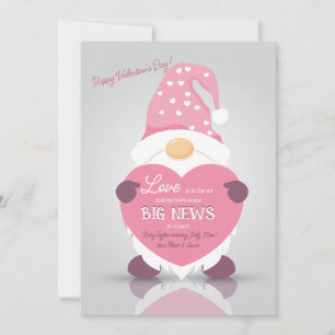 Valentine's Day News Pregnancy Announcement