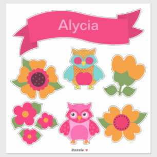 Valentine's Day Owls and Banner Customise It