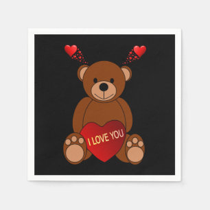 Valentine's Day Paper Napkins