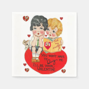 Valentine's Day Paper Napkins