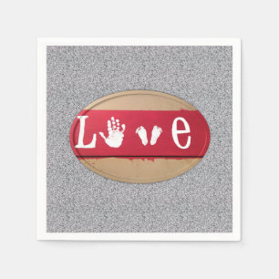 Valentine's Day Paper Napkins