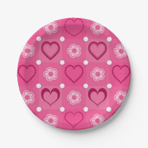 Valentine's Day Paper Plate
