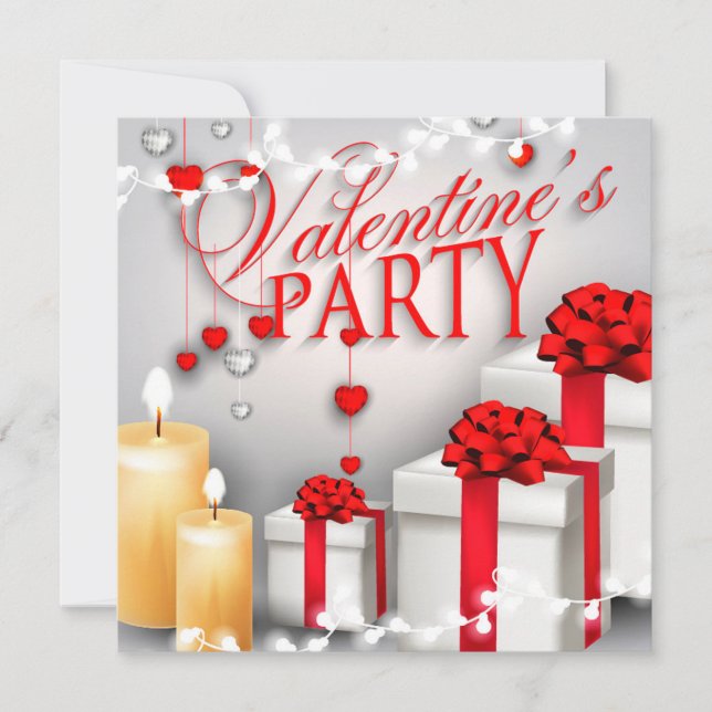 Valentine's Day Party Invitation (Front)