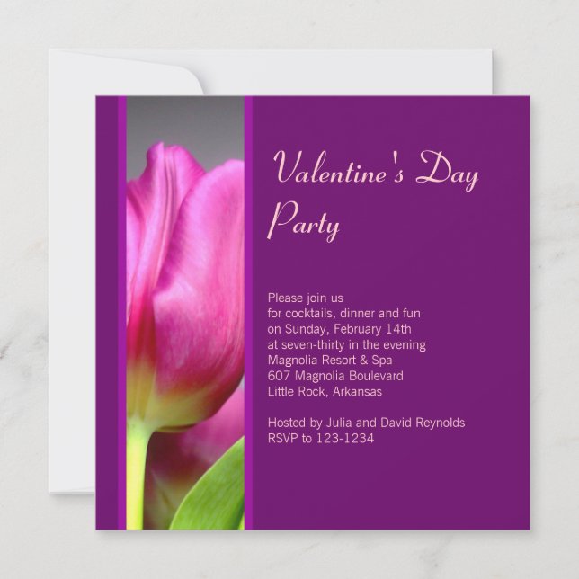 Valentines Day Party Invitation (Front)