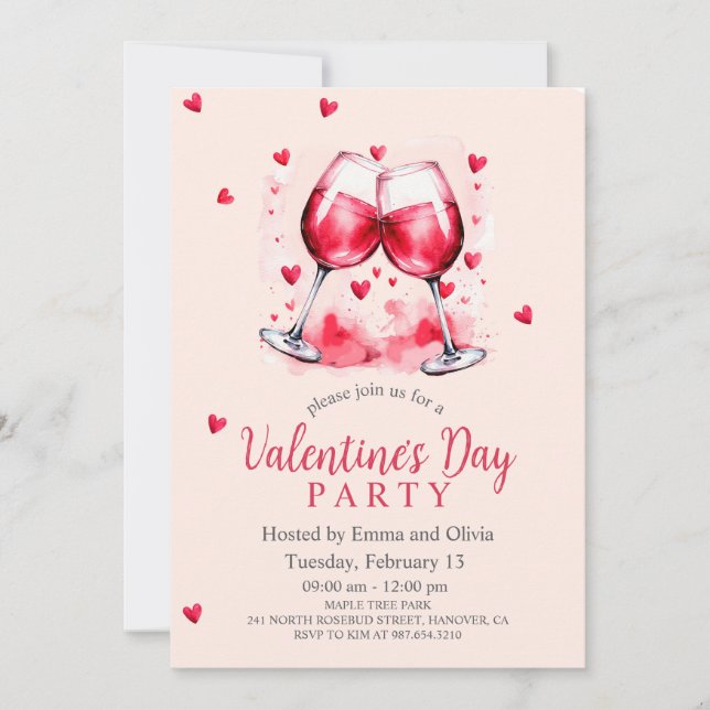 Valentine's Day Party Invitation (Front)