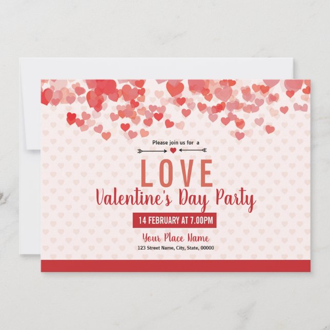 Valentine's Day Party Invitation (Front)