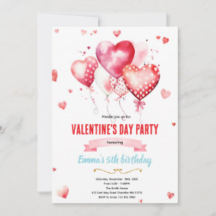 Valentines day party invitation