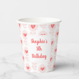 Valentine's Day Party Paper Cup