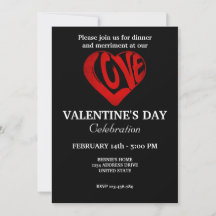 VALENTINES DAY PARTY WITH RETRO HEART 