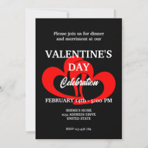 VALENTINES DAY PARTY WITH TWO HEART IN PINK