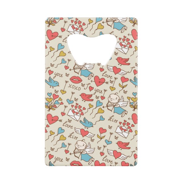 Valentine's Day Pattern with Cupid (Front)