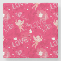 Valentine's Day Pattern With Cupid